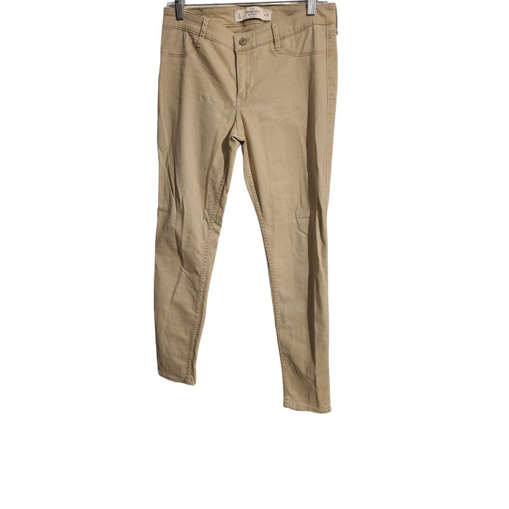 Abercrombieโ & Fitch Skinny Leg Casual Khaki Size 8